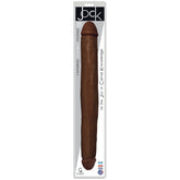 JOCK 18" Tapered Double Dildo - Chocolate